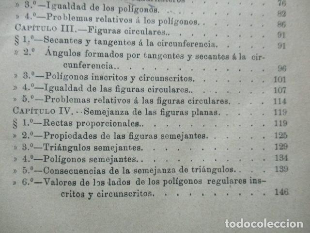 Libros antiguos: GEOMETRÍA ELEMENTAL Y TRIGONOMETRÍA RECTILINEA. POR ENRIQUE GIMÉNEZ DE CASTRO, 1893 - Foto 11 - 63462876