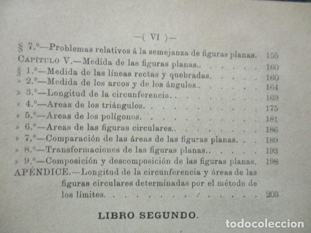 Libros antiguos: GEOMETRÍA ELEMENTAL Y TRIGONOMETRÍA RECTILINEA. POR ENRIQUE GIMÉNEZ DE CASTRO, 1893 - Foto 12 - 63462876