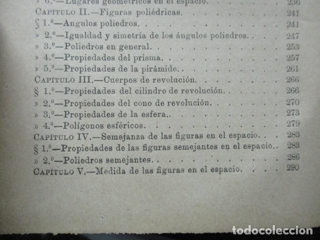 Libros antiguos: GEOMETRÍA ELEMENTAL Y TRIGONOMETRÍA RECTILINEA. POR ENRIQUE GIMÉNEZ DE CASTRO, 1893 - Foto 14 - 63462876