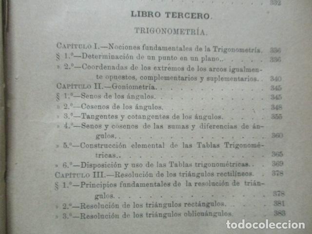 Libros antiguos: GEOMETRÍA ELEMENTAL Y TRIGONOMETRÍA RECTILINEA. POR ENRIQUE GIMÉNEZ DE CASTRO, 1893 - Foto 16 - 63462876