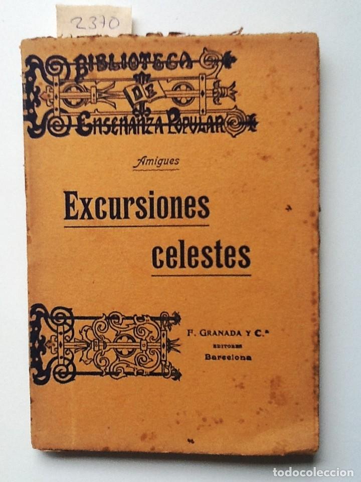 Libros antiguos: EXCURSIONES CELESTES. AMIGUES - Foto 1