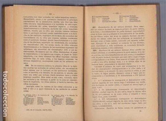 Libros antiguos: ARITMETICA - ANTONIO LLARDENT - MADRID 1920 - Foto 2