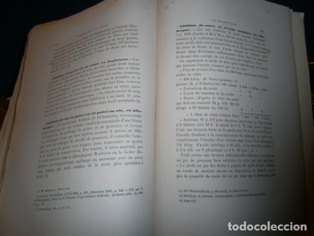 Libros antiguos: SIDRA - SIDRER&Iacute;A - MANZANAS. La cidre. - Foto 13