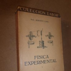 Livros antigos: FISICA EXPERIMENTAL. ROBERTO LANG. TOMO I. LABOR, 1932. 2ª ED. 377 PP. ILUSTRADO.. Lote 72013071
