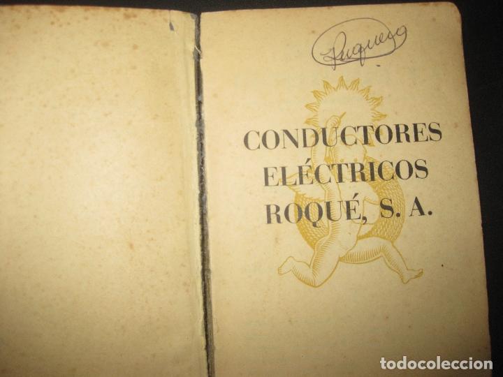 Libros antiguos: CONDUCTORES ELECTRICOS ROQUE S.A. - Foto 2