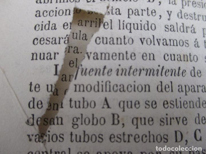 Libros antiguos: PROGRAMA DE F&Iacute;SICA Y QU&Iacute;MICA. VENANCIO GONZ&Aacute;LEZ VALLEDOR. 1854. - Foto 3