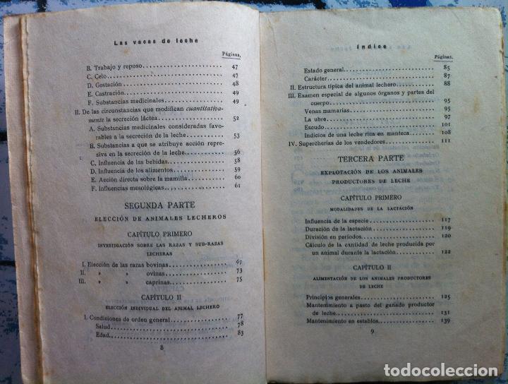 Libros antiguos: Cornevin. Las vacas de Leche. 1922 - Foto 3