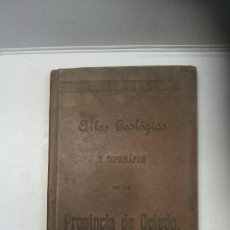 Libros antiguos: G. SCHULZ, BARROIS Y ADARO: ATLAS GEOLOGICO Y TOPOGRAFICO DE LA PROVINCIA DE OVIEDO (1914). Lote 89048376