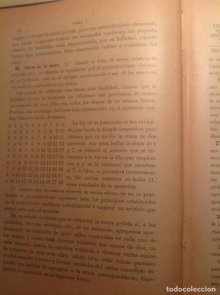 Libros antiguos: LOTE MATEMATICAS: ALGEBRA Y ARITMETICA. SALINAS Y BENITEZ - Foto 5
