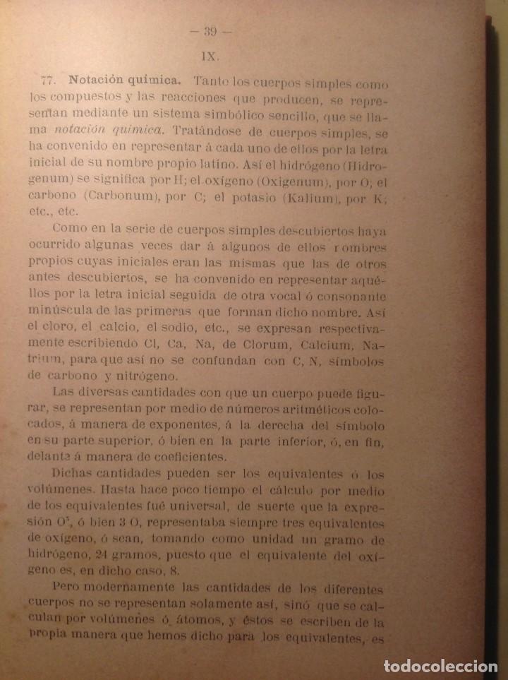 Libros antiguos: NOCIONES DE QUIMICA, DIAZ GUZMAN - Foto 3