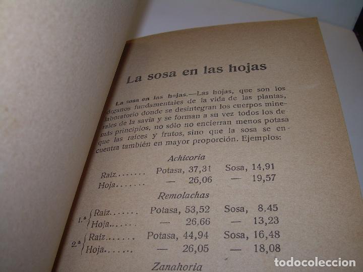 Libros antiguos: LIBRO A&Ntilde;O...1.920...EL CULTIVO DE LAS TIERRAS. - Foto 8