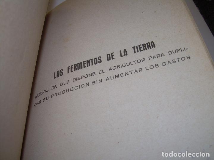 Libros antiguos: LIBRO A&Ntilde;O...1.920...EL CULTIVO DE LAS TIERRAS. - Foto 9