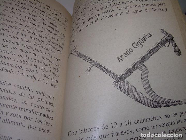 Libros antiguos: LIBRO A&Ntilde;O...1.920...EL CULTIVO DE LAS TIERRAS. - Foto 12