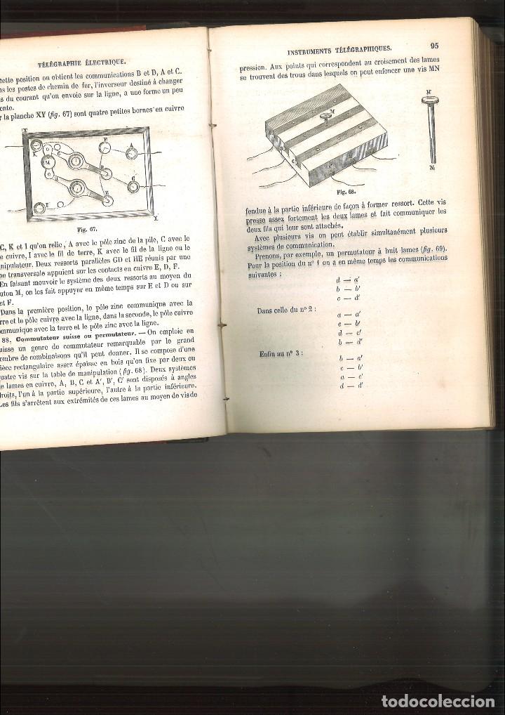Libros antiguos: COURS TH&Eacute;ORIQUE ET PRATIQUE DE T&Eacute;L&Eacute;GRAPHIE &Eacute;LECTRIQUE. E. E. Blavier - Foto 2
