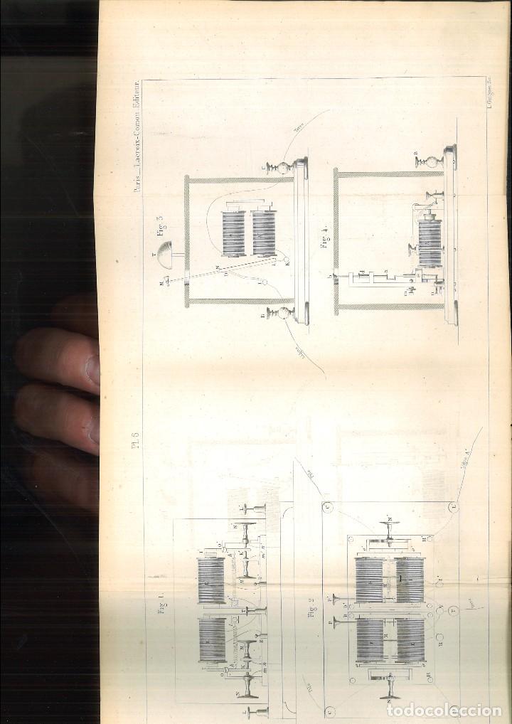 Libros antiguos: COURS TH&Eacute;ORIQUE ET PRATIQUE DE T&Eacute;L&Eacute;GRAPHIE &Eacute;LECTRIQUE. E. E. Blavier - Foto 3