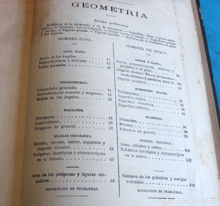 Libros antiguos: ELEMENTOS DE MATEMATICAS, 1880 - Foto 11