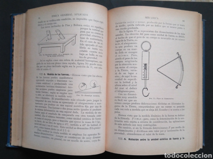 Libros antiguos: Fisica General aplicada, 1934- ed. Ramon Sopena. - Foto 3
