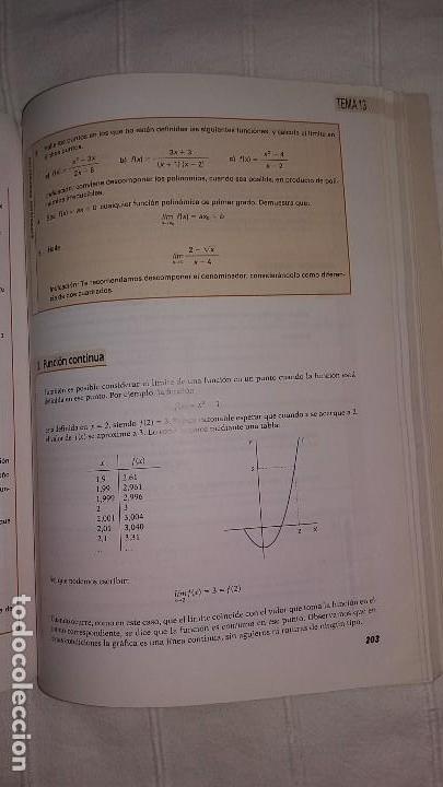 Libros antiguos: Libro Matem&aacute;ticas Segundo BUP - Foto 3
