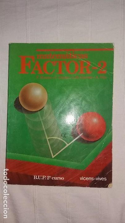 Libri antichi: Libro Matem&aacute;ticas Segundo BUP