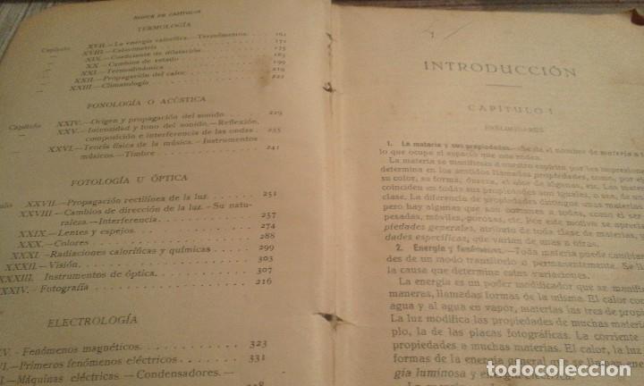 Libros antiguos: F&iacute;sica - Juan Mir Pe&ntilde;a - 1925 - Foto 8