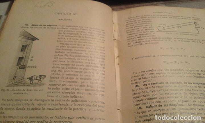 Libros antiguos: F&iacute;sica - Juan Mir Pe&ntilde;a - 1925 - Foto 10