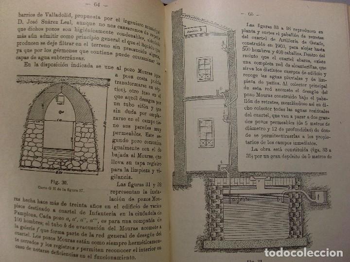Libros antiguos: Fosos s&eacute;pticos y disposiciones complementarias / Eduardo Gallego Ramos / 1924 - Foto 4
