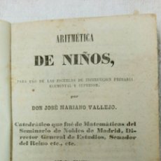 Libros antiguos: LIBRO DE PERGAMINO ARITMÉTICA DE NIÑOS 1851 MADRID. Lote 108705870