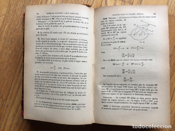 Libros antiguos: GEOMETRIE ANALYTIQUE, H.Sonnet 1896 en frances - Foto 4