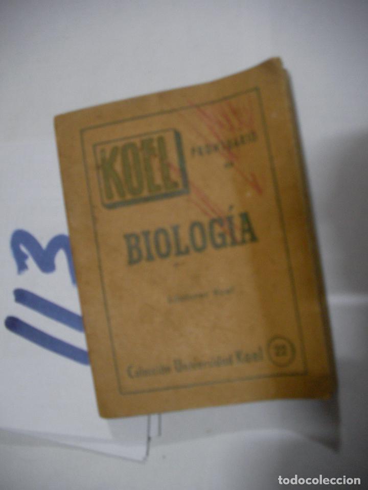 Libros antiguos: ANTIGUO LIBRO - BIOLOGIA - Foto 1