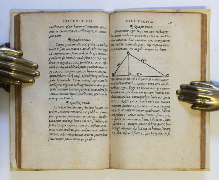 Libros antiguos: ARITHMETICAE PRACTICAE METHODUS FACILIS PER GEMMAM FRISIUM, MEDICUM AC MATHEMATICUM. HUC ACCESSERUNT - Foto 5