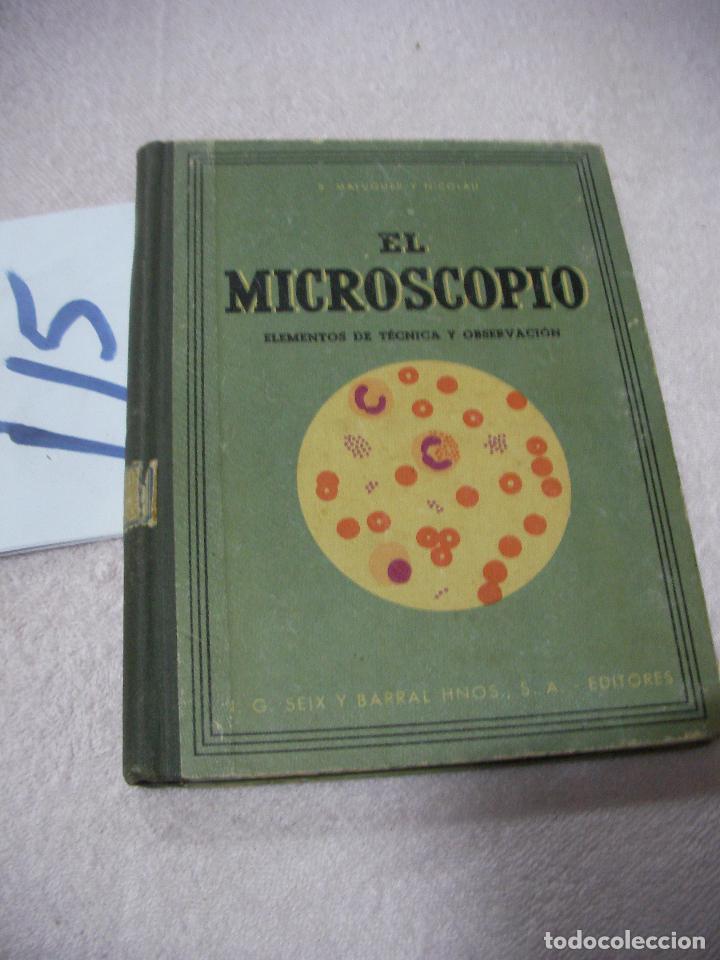 Libros antiguos: ANTIGUO LIBRO - EL MICROSPOPIO - Foto 1