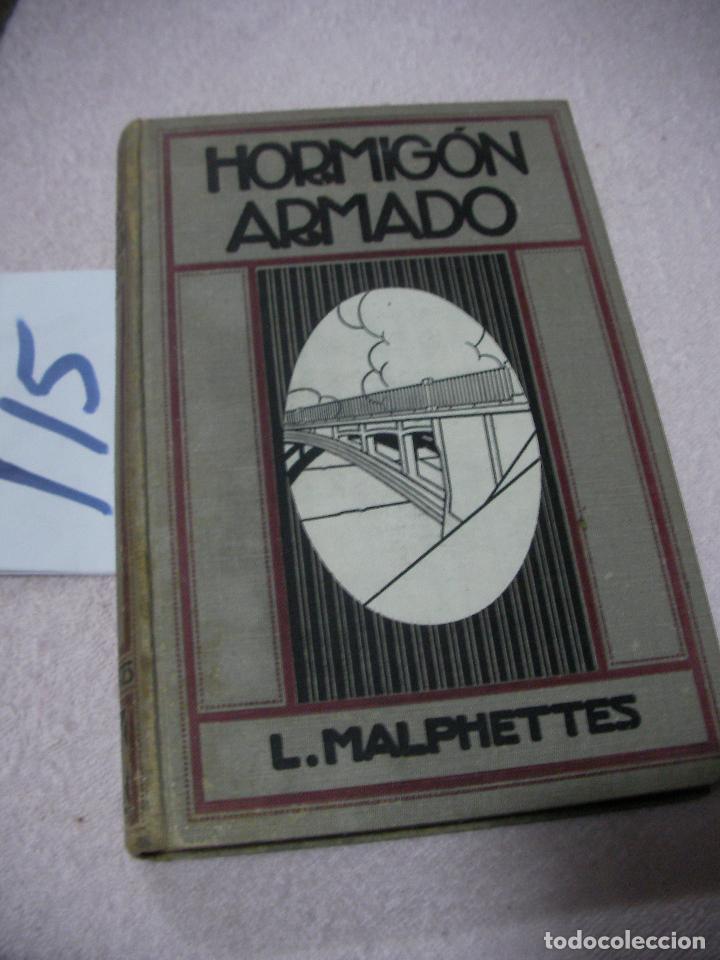 Libros antiguos: ANTIGUO LIBRO - HORMIGON ARMADO - Foto 1