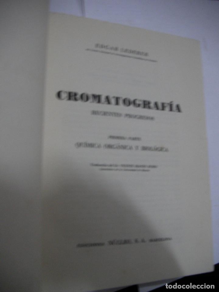 Libros antiguos: ANTIGUO LIBRO - CROMATOGRAFIA - Foto 2