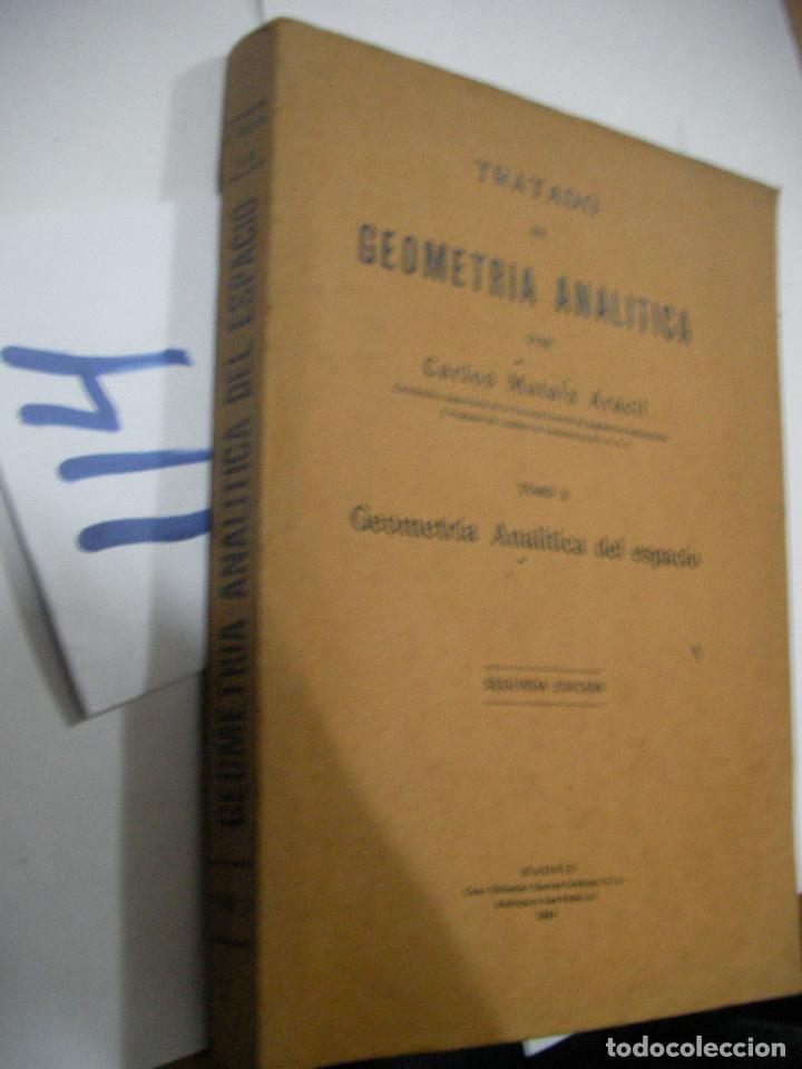 Libros antiguos: ANTIGUO LIBRO - TRATADO DE GEOMETRIA ANALITICA - Foto 1