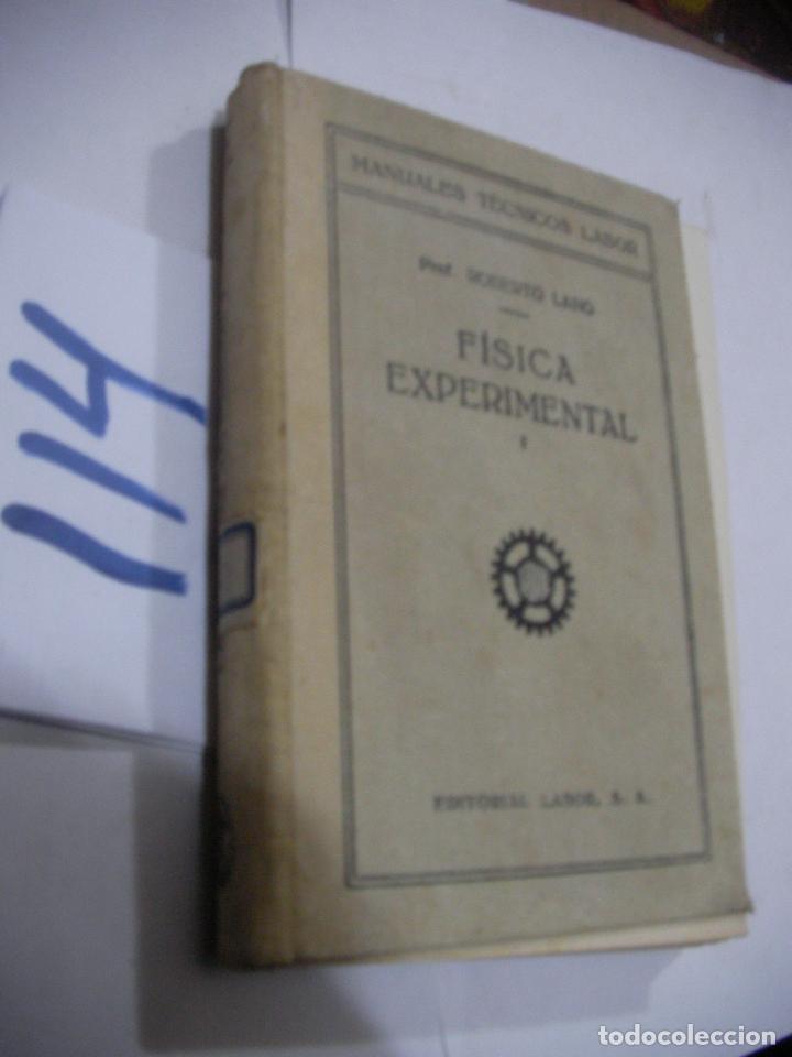 Libros antiguos: ANTIGUO LIBRO - FISICA EXPERIMENTAL - Foto 1