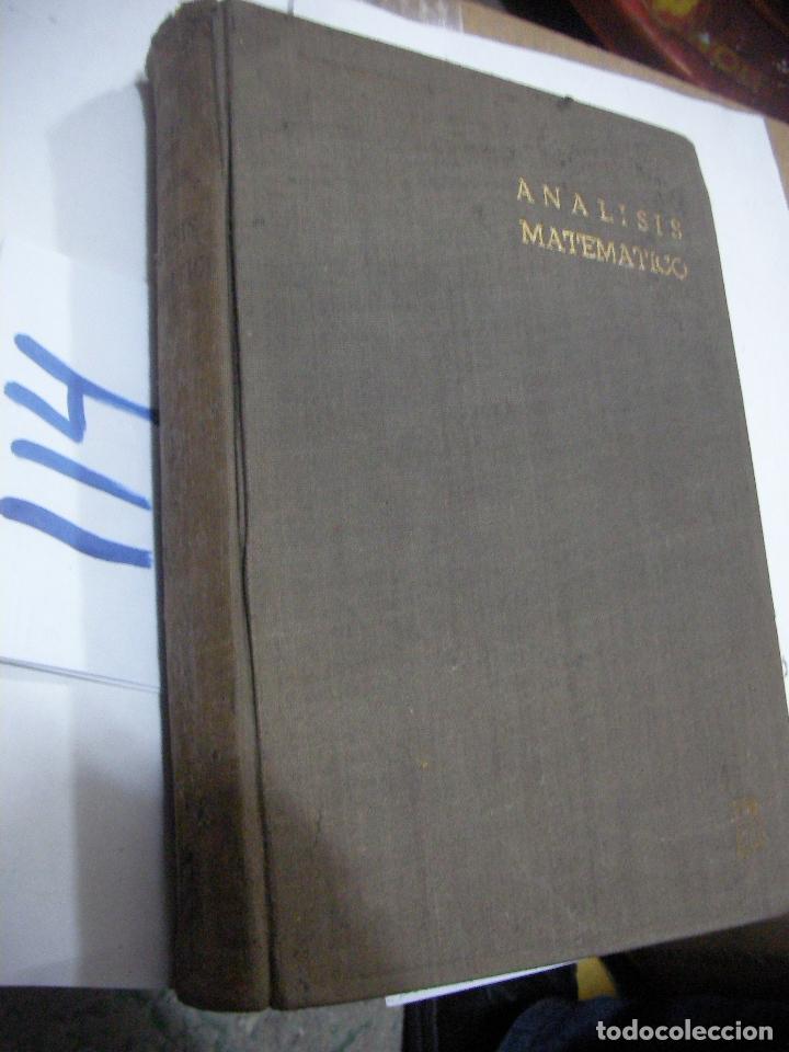 Libros antiguos: ANTIGUO LIBRO - ANALISIS MATEMATICO - Foto 1