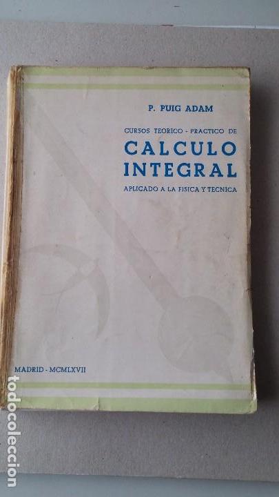 Libros antiguos: CALCULO INTEGRAL - Foto 1