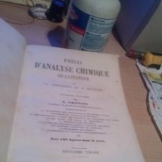 Libros antiguos: PRÉCIS D´ANALYSE CHIMIQUE QUANTITATIVE GERHARDT, CH., CHANCEL, G. VICTOR MÁSSON PARIS 1867. Lote 114313611