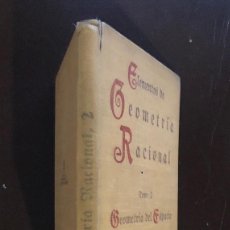 Libros antiguos: ELEMENTOS DE GEOMETRIA RACIONAL-REYPASTOR,PUIGADAM-GEOMETRIA DEL ESPACIO(40€). Lote 115529959
