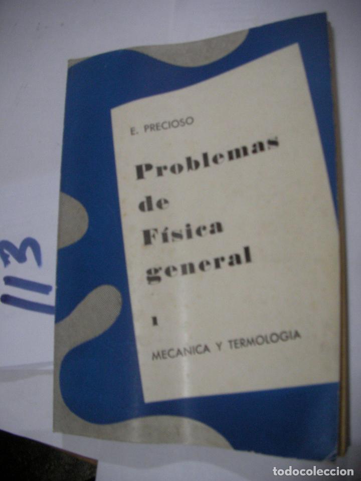 Libros antiguos: ANTIGUO LIBRO DE TEXTO - PROBLEMAS DE FISICA GENERAL - Foto 1
