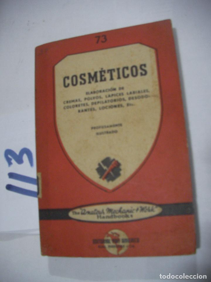 Libros antiguos: ANTIGUO LIBRO ELABORACION DE COSMETICOS - Foto 1