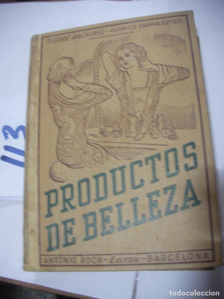 Libros antiguos: ANTIGUO LIBRO - PRODUCTOS DE BELLEZA - Foto 1
