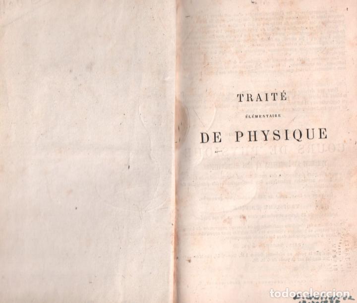 Libros antiguos: TRAITE ELEMENTAIRE DE PHYSIQUE / LIBRE I / MUNDI-3086 - Foto 2
