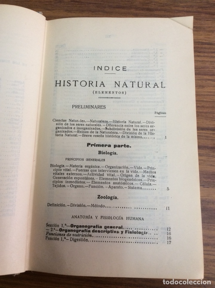 Libros antiguos: ELEMENTOS DE HISTORIA NATURAL.BOYA -VILA.A&Ntilde;O 1924. - Foto 3