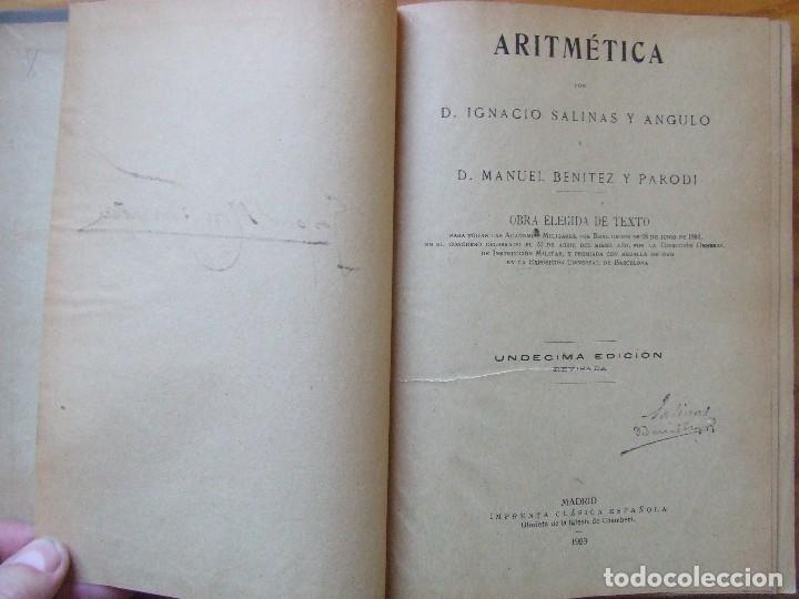 Libros antiguos: ARITM&Eacute;TICA, 1923 - Foto 3