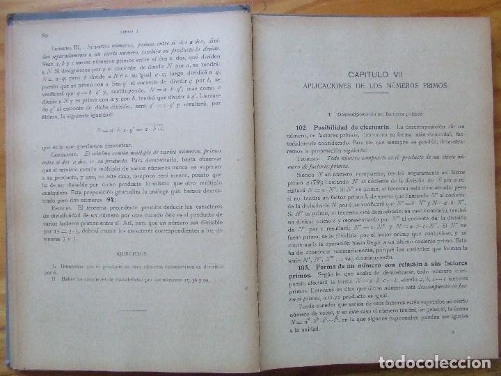 Libros antiguos: ARITM&Eacute;TICA, 1923 - Foto 4