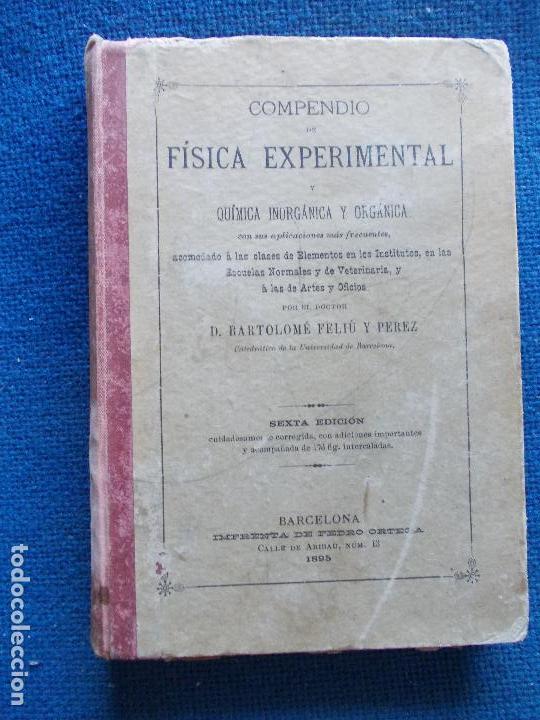 Libros antiguos: F&iacute;sica Experimental a&ntilde;o 1895 - Foto 1