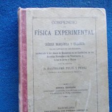 Libros antiguos: FÍSICA EXPERIMENTAL AÑO 1895. Lote 123430927