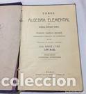 Libros antiguos: CURSO DE &Aacute;LGEBRA ELEMENTAL. EUSEBIO S&Aacute;NCHEZ RAMOS y TEODORO SABR&Aacute;S CAUSUP&Eacute;. 1903 - Foto 1