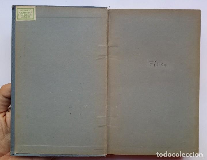 Libros antiguos: COUR DE PHYSIQUE - H. GOSSIN - HACHETTE, (1897). - Foto 3
